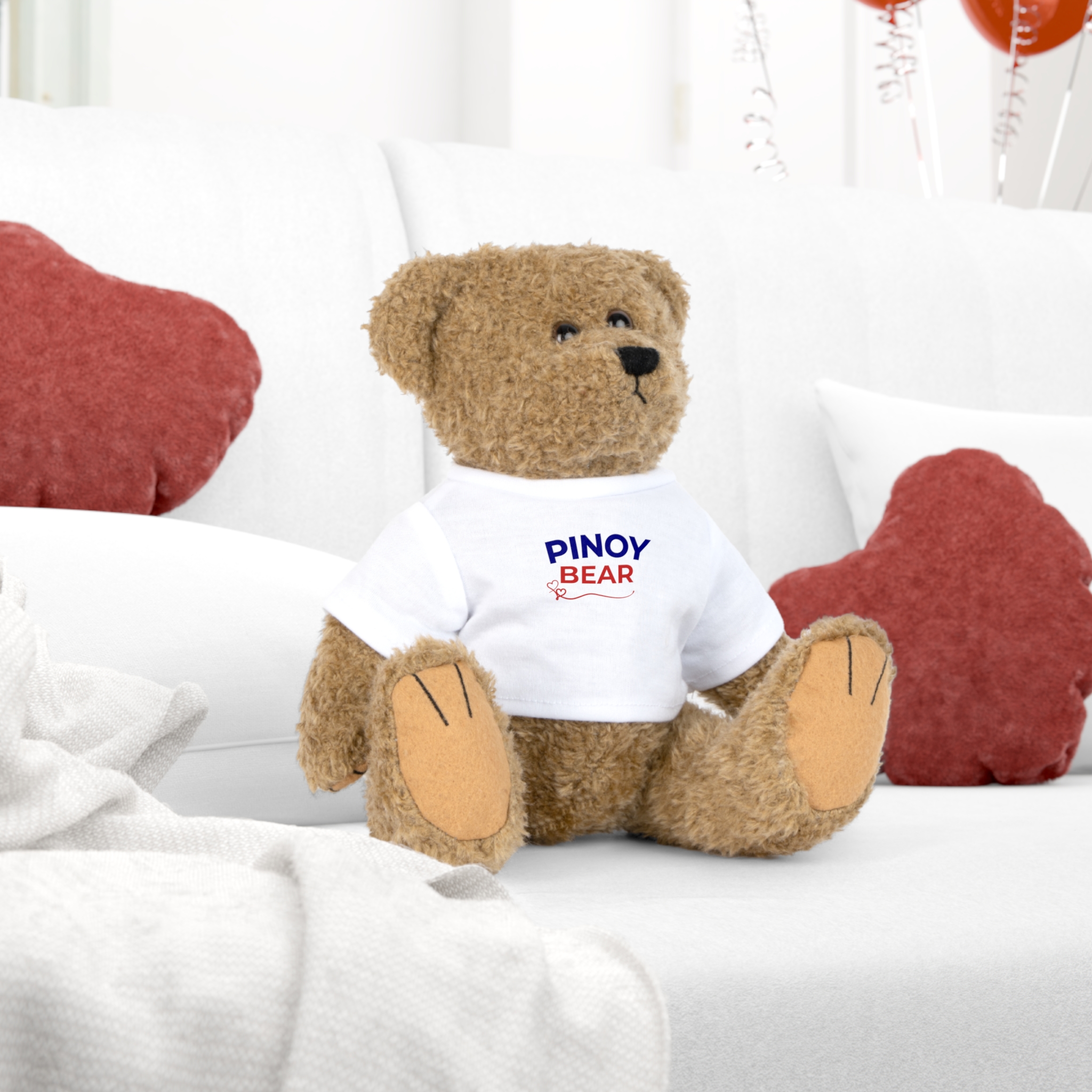 Pinoy Bear Plush Toy with T‑Shirt — Cute Filipino Souvenir Pasalubong Teddy Gift Present - Image 3