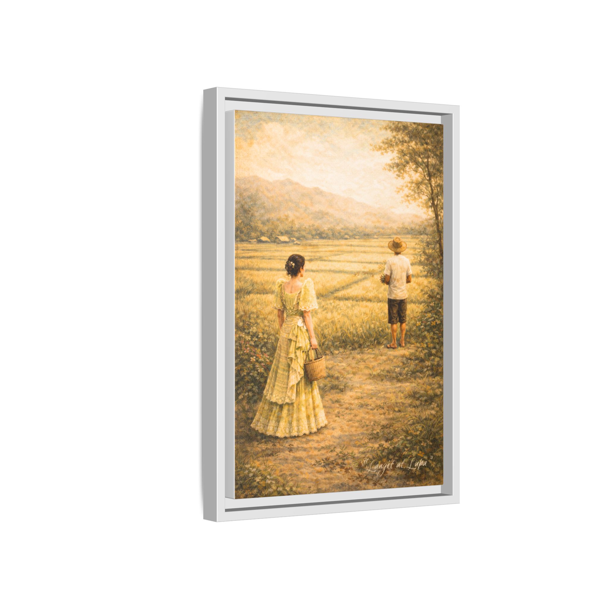 Langit at Lupa Matte Canvas Framed — Filipino Countryside Romance Wall Art Philippine Home Decor - Image 34